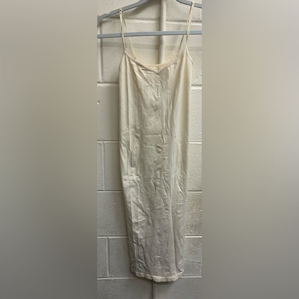 Free people intimately xs cream shift / underdress body liner